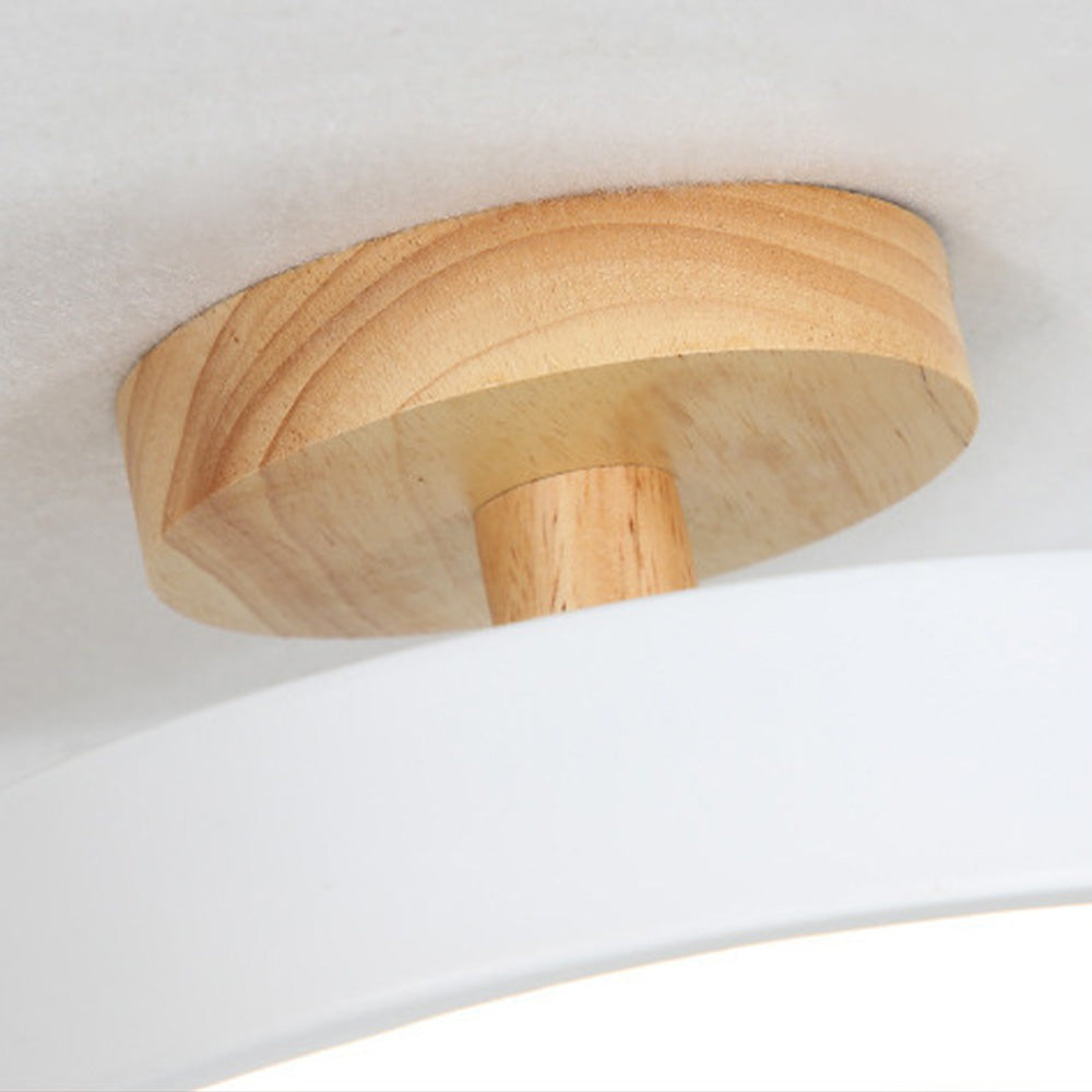 LED Deckenleuchte Holz Flush Mount Leuchte