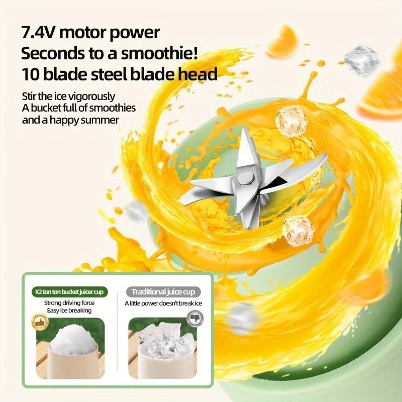 2in1 Flaschen Mixer mit Trinkhalm 800ml - Perfekt für Unterwegs!