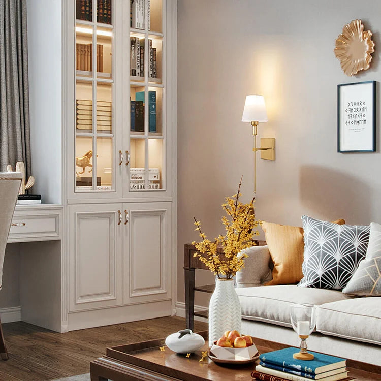 Wandleuchte Akku Modern Stoff Wandleuchte