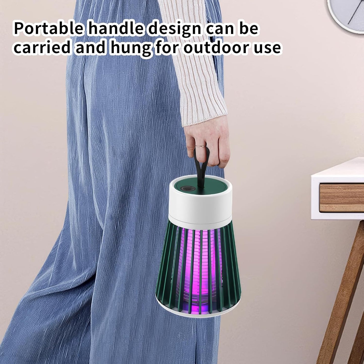 ZapPro Mückenfalle - USB wiederaufladbar Innen- & Außen UV Licht