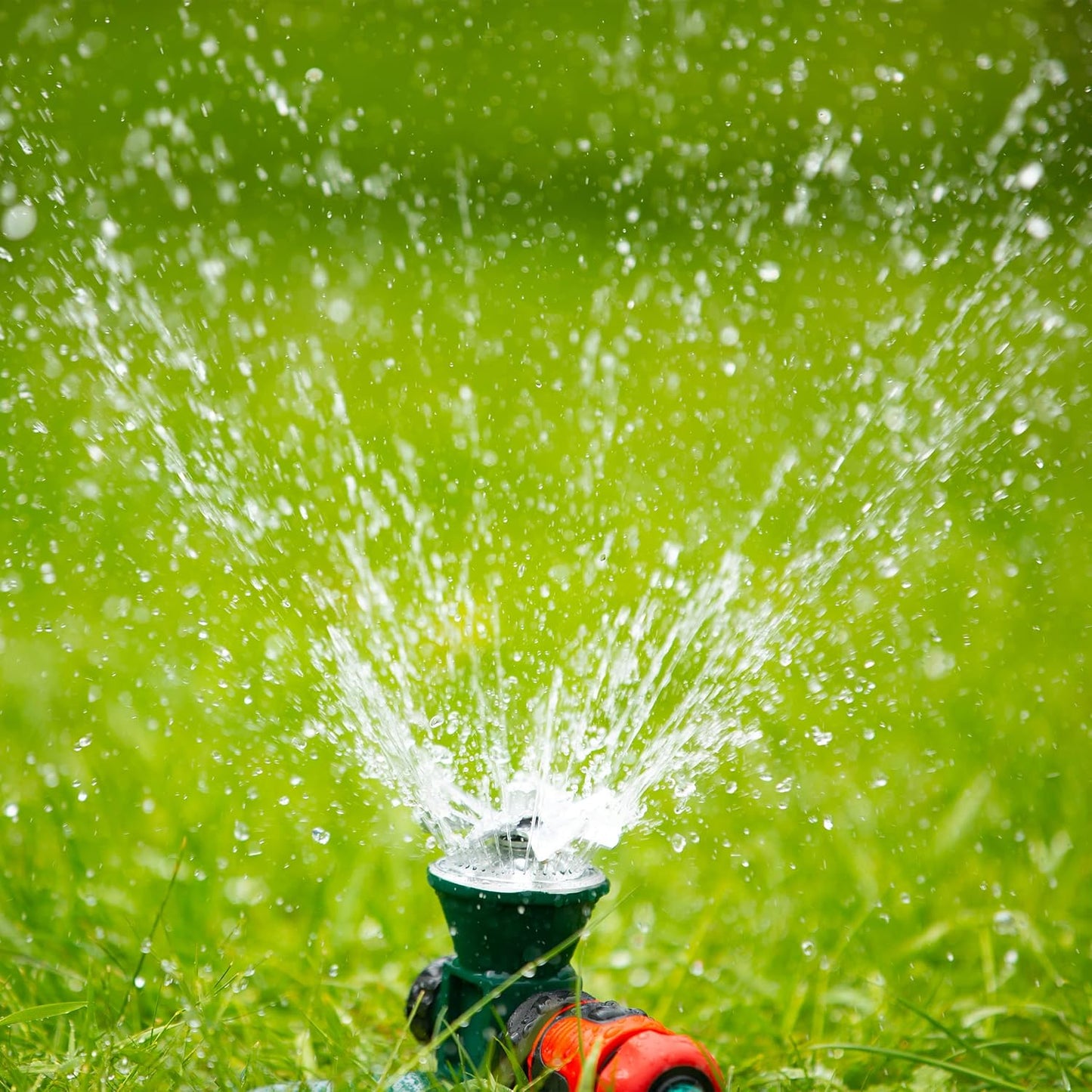 360-Grad Automatischer Rotierender Metall Rasen Sprinkler – Effektiver Gartenbewässerung Sprühkopf
