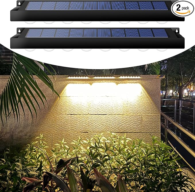 LumiGlow - Solar LED Wandleuchte