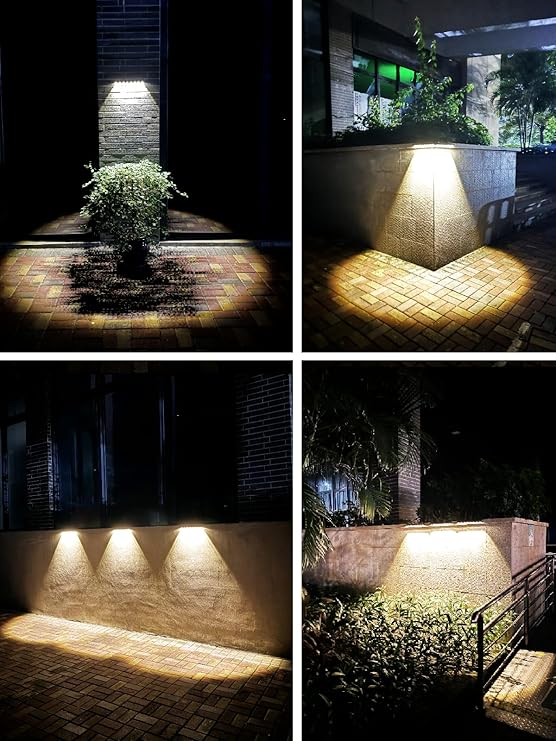 LumiGlow - Solar LED Wandleuchte
