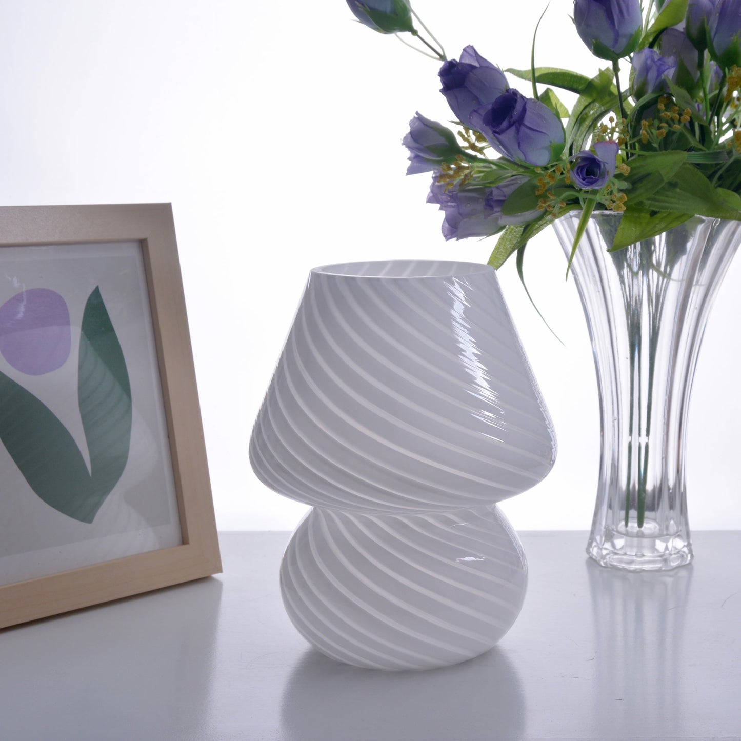 Gestreifte Tischlampe - Stimmungsvolles und Zeitloses Design