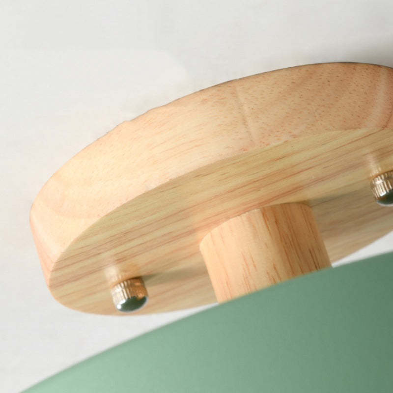Garduru Holz LED Deckenleuchte – Dimmbar 36W natürliche Eleganz