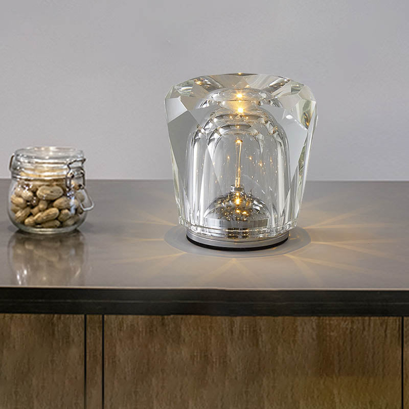 Garduru - Moderne Kristall LED-Tischlampe mit Eleganter Beleuchtung