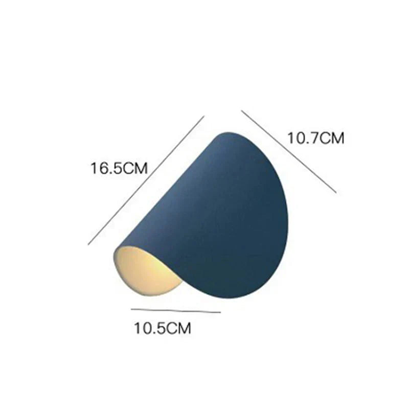 Moderne Farbige LED-Wandleuchte im Stilvollen Design