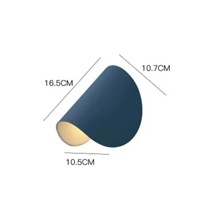 Moderne LED-Wandleuchte mit buntem Design für stilvolle Inneneinrichtungen