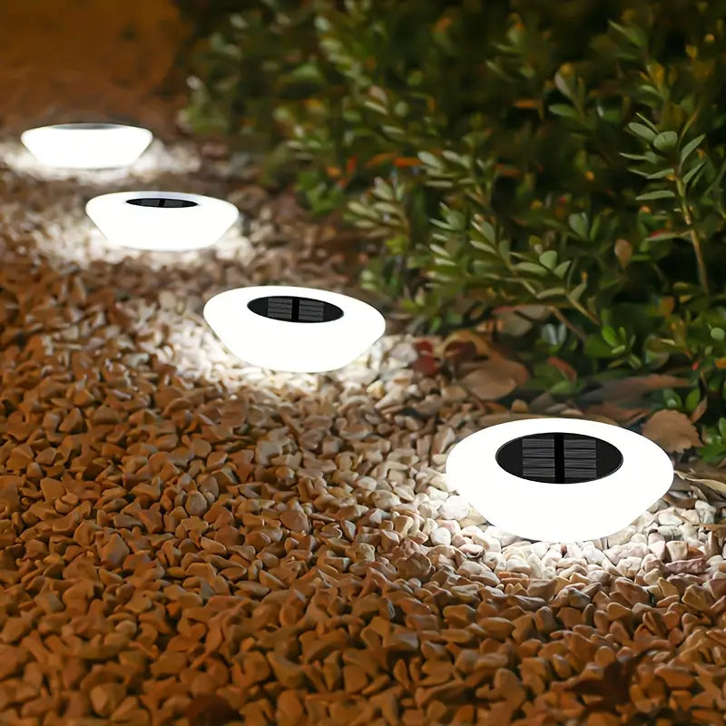 Garduru & Funktionale Solar-Grundlampen - 4 Stück | GardenGlow