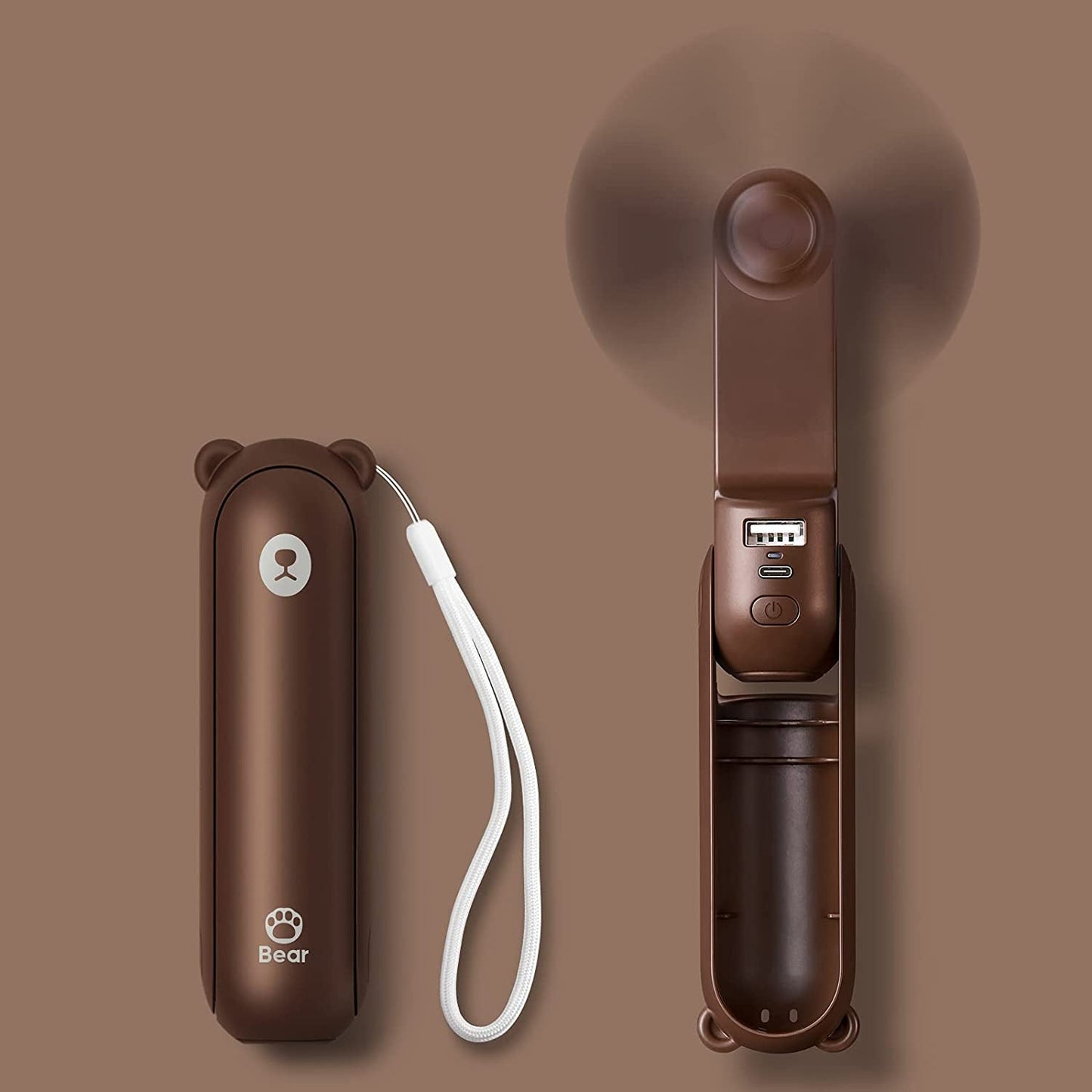 Garduru | Tragbarer Mini-Ventilator + Powerbank + Taschenlampe + USB in 1 GADGET