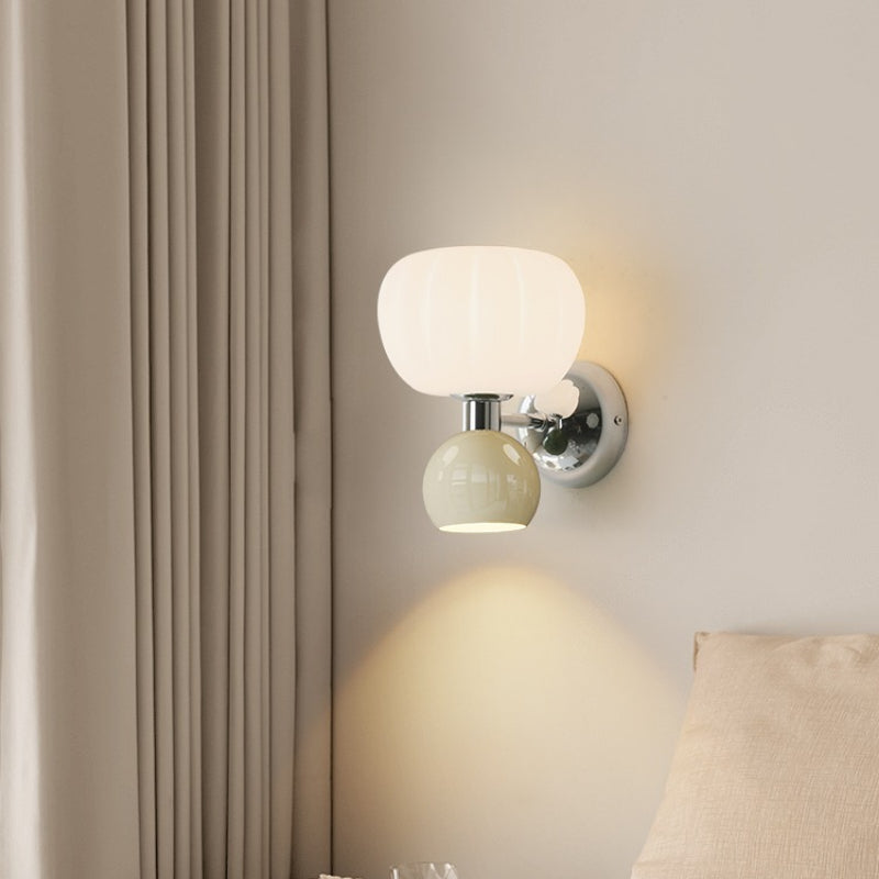 Moderne LED-Wandlampe Creme – Energiesparende Dekolampe für Wohnzimmer und Schlafzimmer