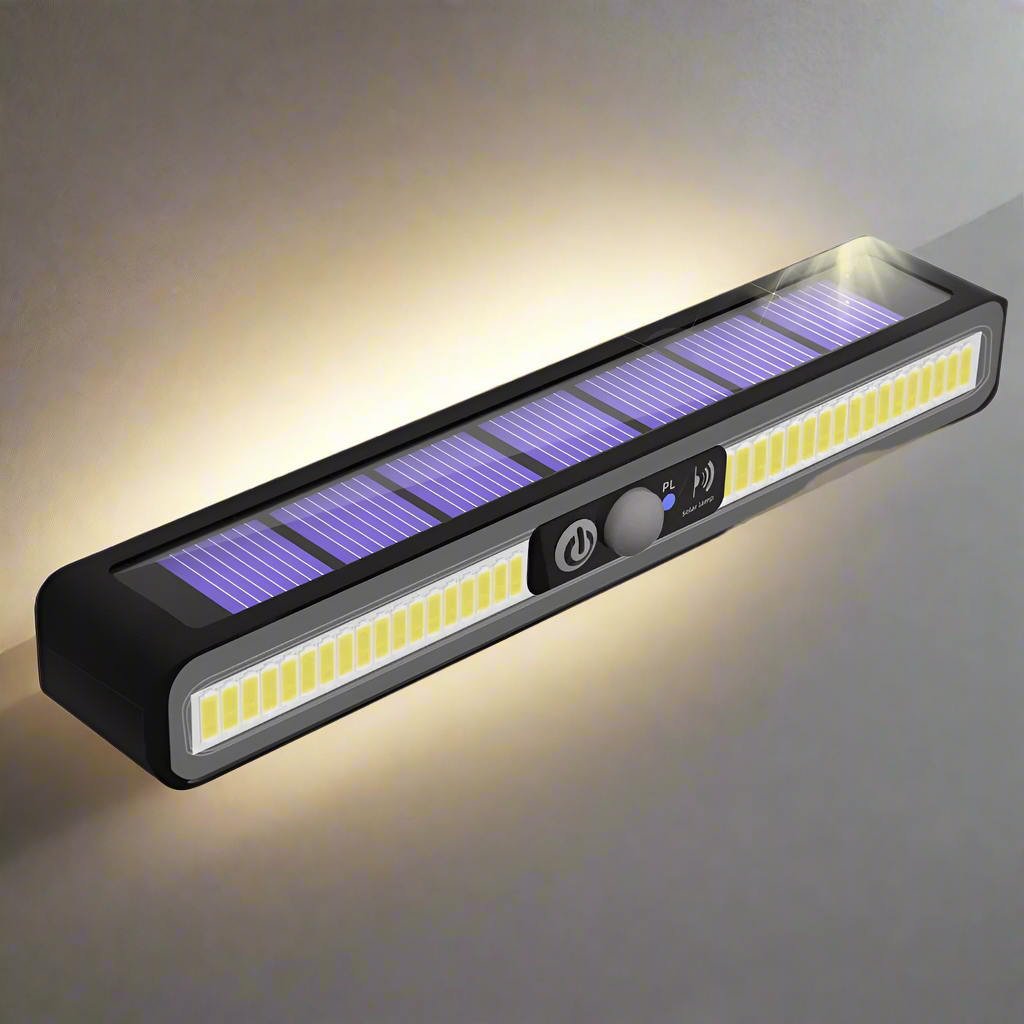 Royelux Solar-Betriebene Gartenlampe – Wasserdichte LED Außenleuchte mit Bewegungsmelder