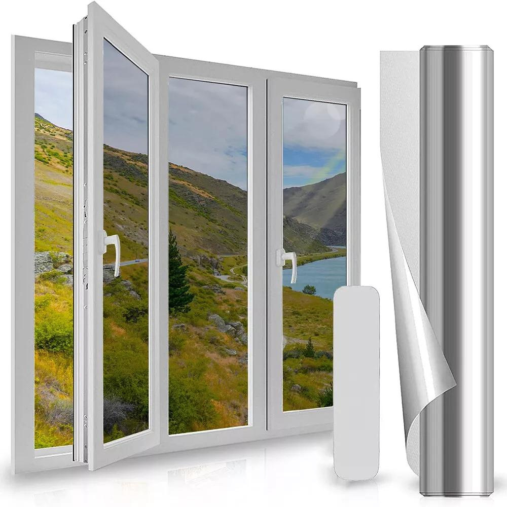 LuxRoyale Reflexions-Einweg-Privatsphäre-Glas-Wärmedämmfolie