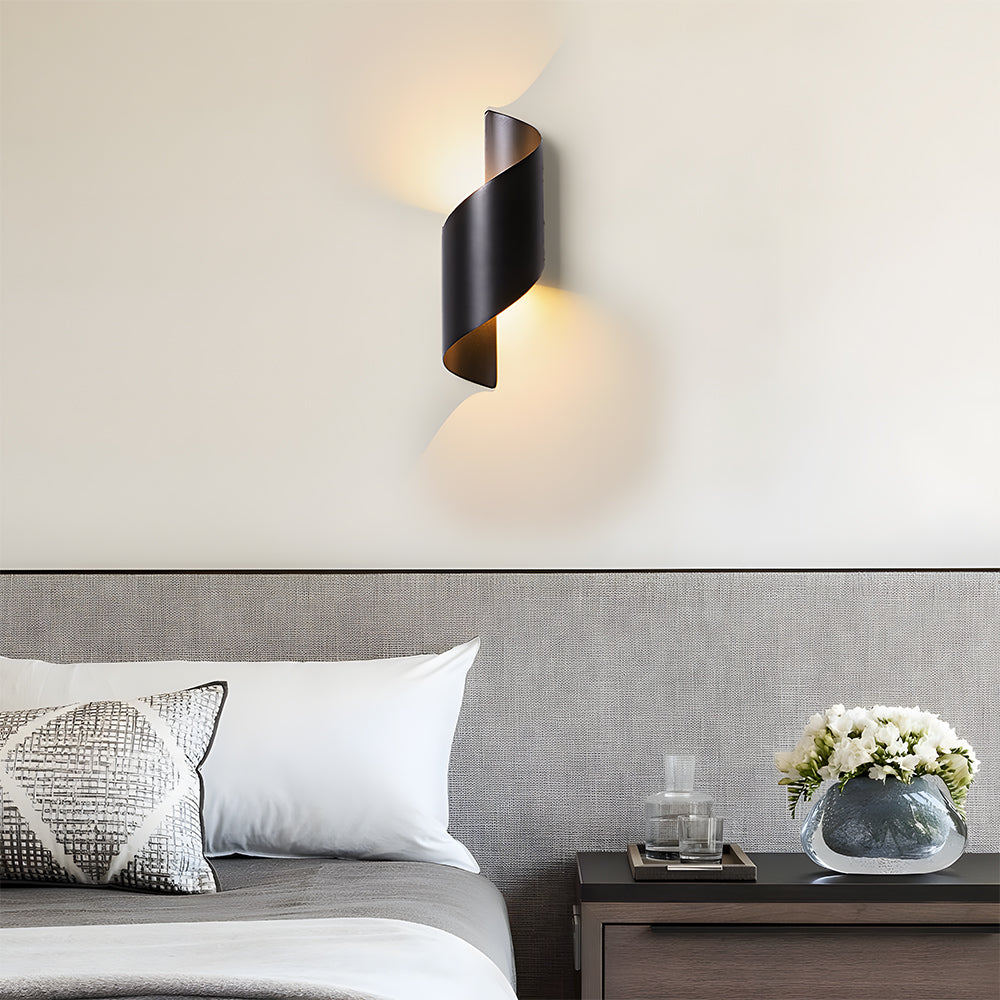 LED-Wandlampe mit minimalistischem Aluminiumdesign