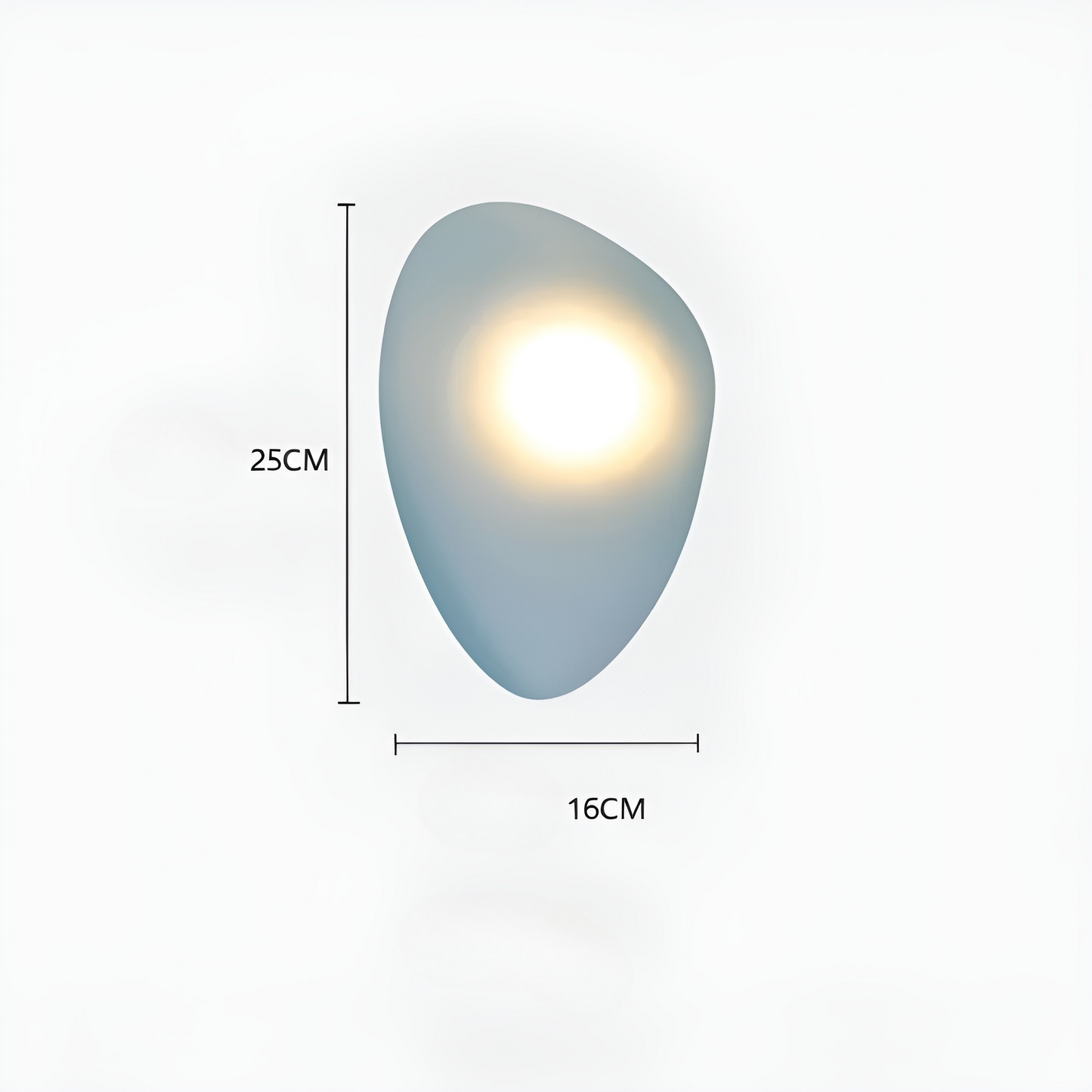 Garduru Light – Nordische Kieselstein-Style LED-Wandleuchte