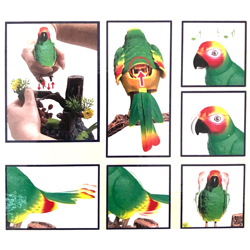 Zaubervogel™ Singendes und bewegliches Papageienspielzeug | 50% RABATT