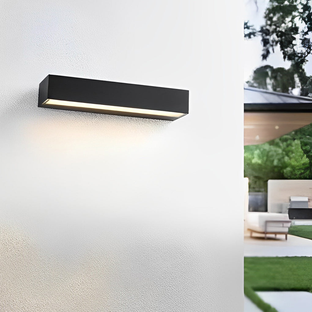Wandleuchte Modern Schwarz Wasserdicht Außenlampe