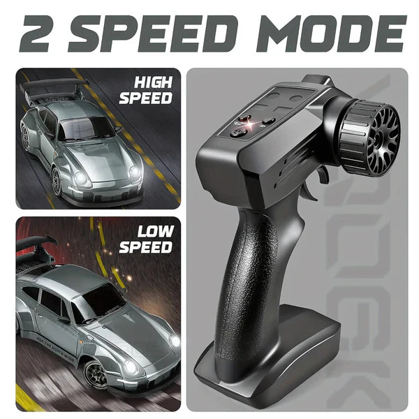 Luxora Retro Drift Master – 4WD RC Auto mit LED-Lichtern