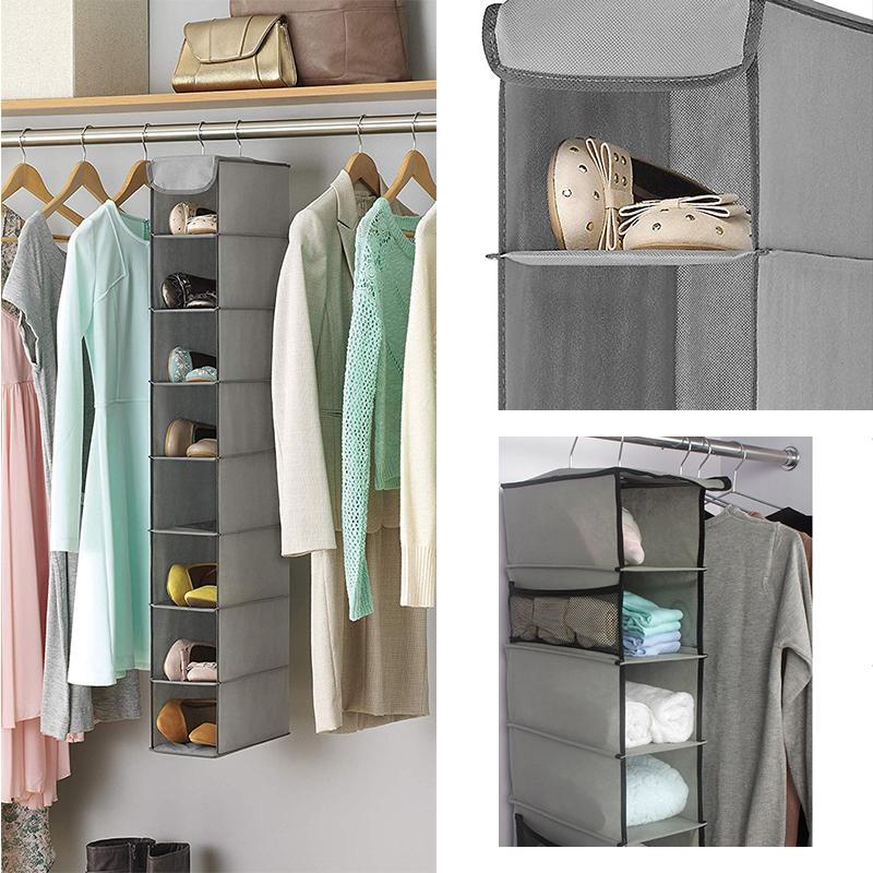 Garduru - 10 Abschnitte Schuhe Garment Organizer