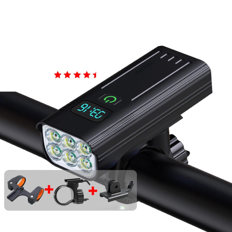 Garduru Power Beam – Ultrahelle Fahrradlampe mit 5000 Lumen & 10000-mAh-Akku