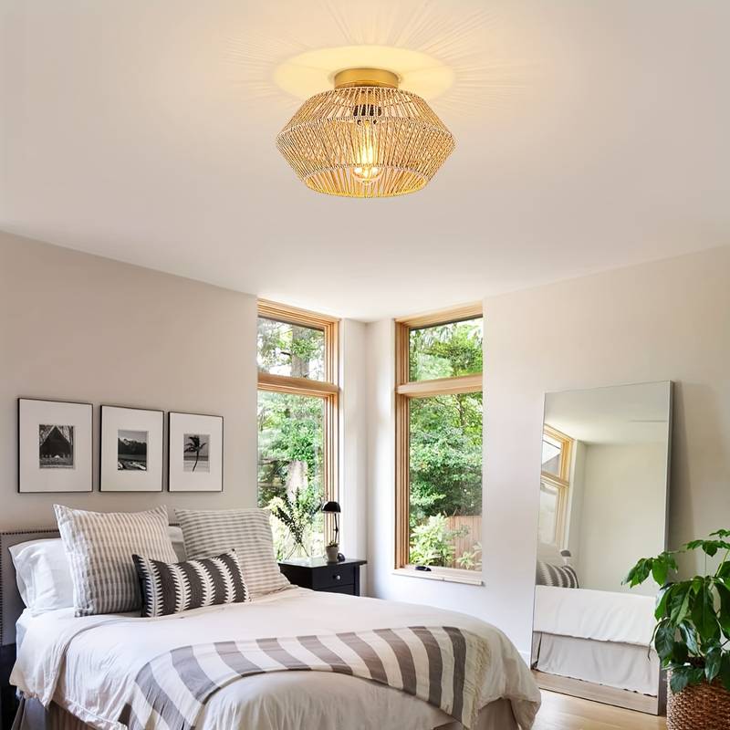 Bohémienne Hängeleuchte - Handgefertigte Lampe für einen eklektischen und warmen Stil