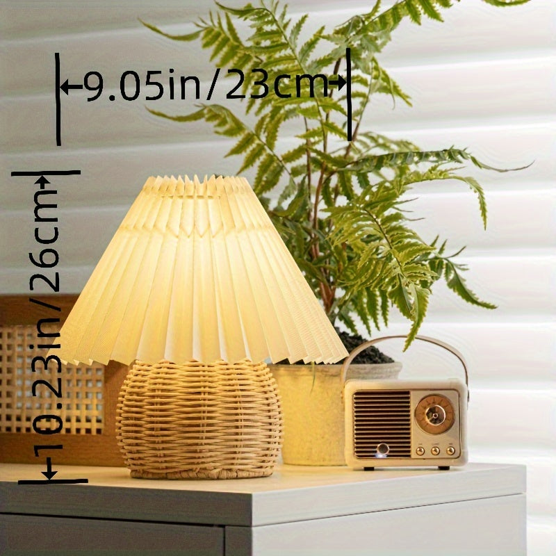 Geflochtene Bambus Tischlampe – Stimmungsvolles und Raffiniertes Design