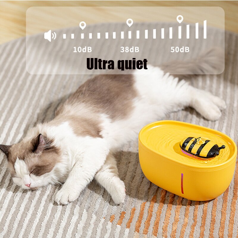 2L Haustier Trinkbrunnen – Ultraleiser Wasserfluss – Modernes Design