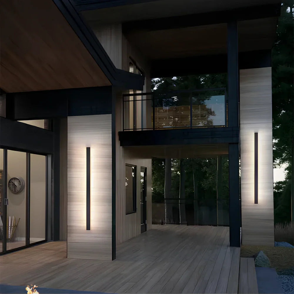 Outdoor Wandleuchte Aluminium Modern LED Wandleuchte