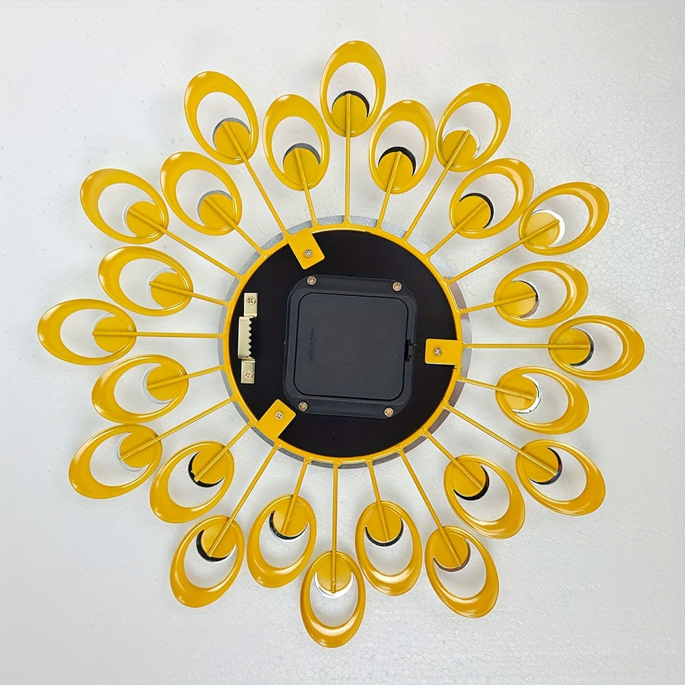 Moderne Metall Wanduhr für Wohnzimmer, Bürodeko, stilvolles Design