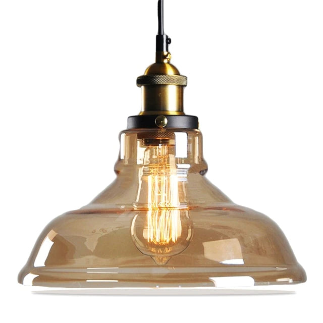 Garduru Glas-Pendelleuchte | Vintage-Stil