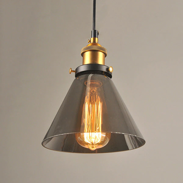 Garduru Glas-Pendelleuchte | Vintage-Stil