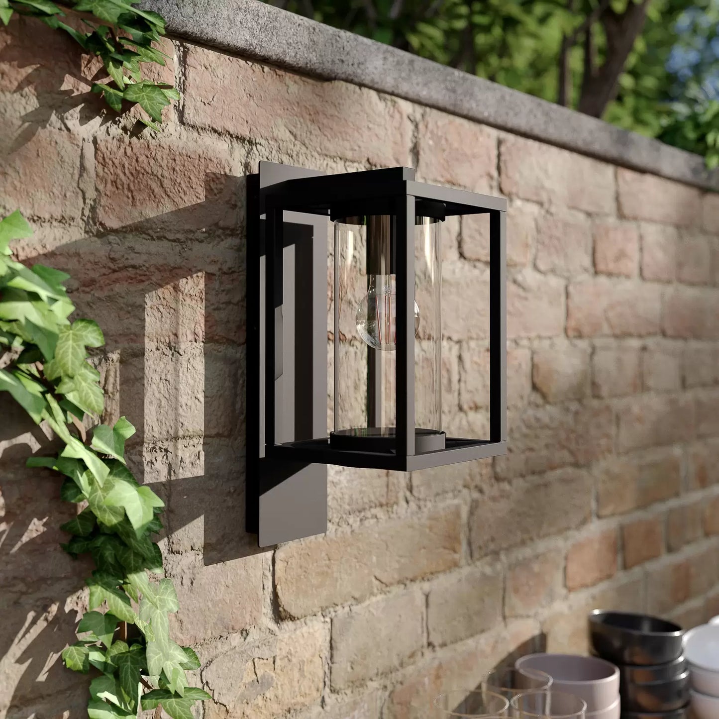 Aluminium Außenwandleuchte für moderne Wohn- und Gartenbeleuchtung