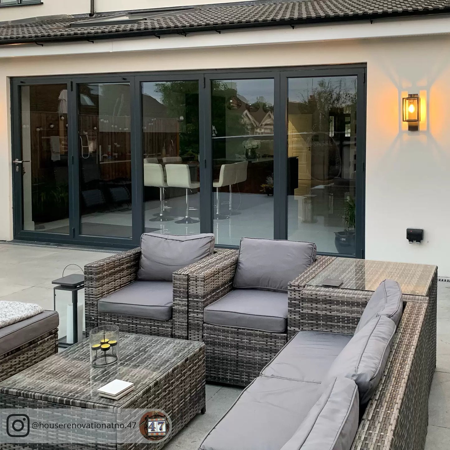 Aluminium Außenwandleuchte für moderne Wohn- und Gartenbeleuchtung