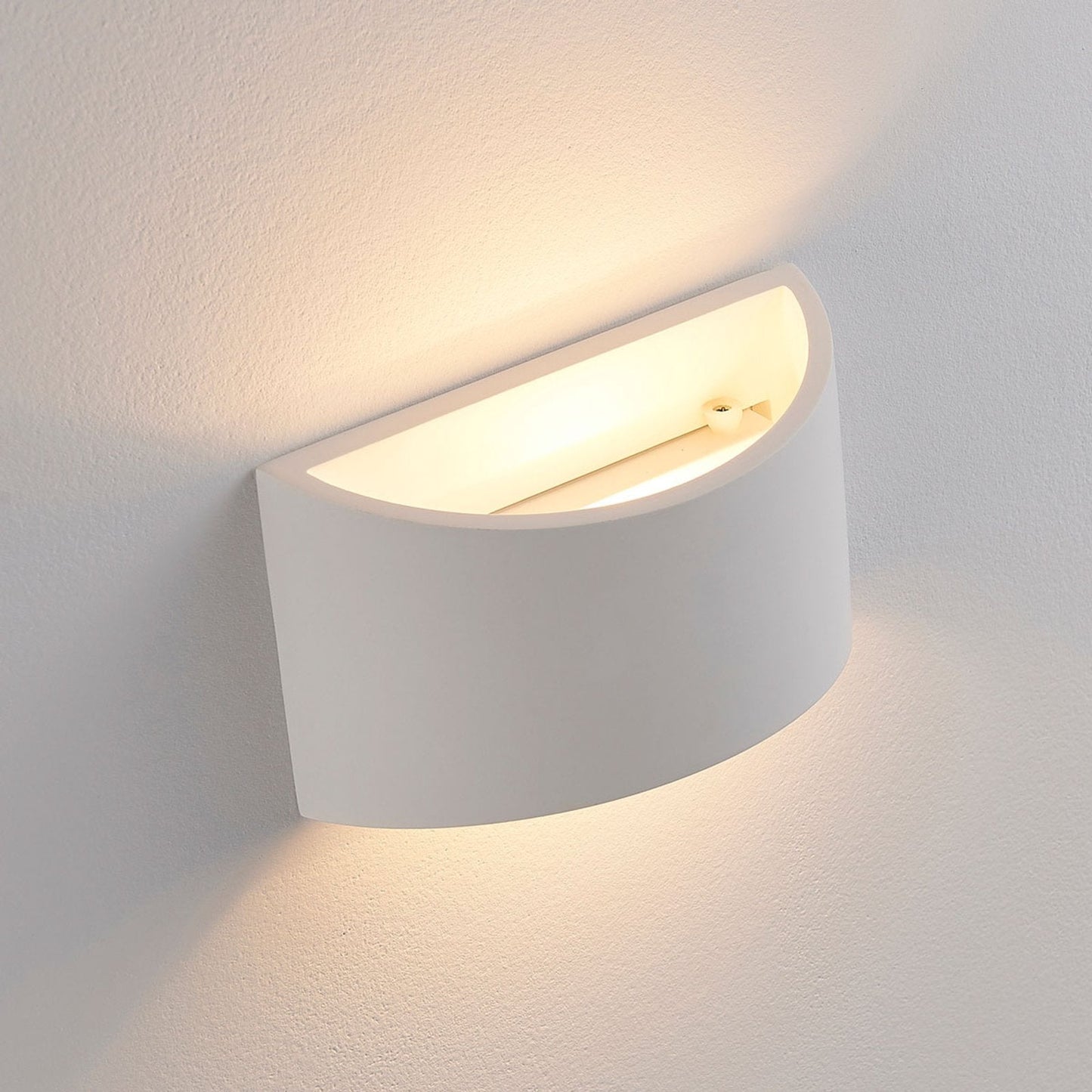 Wandleuchte Modern Weiß Gipshochlicht