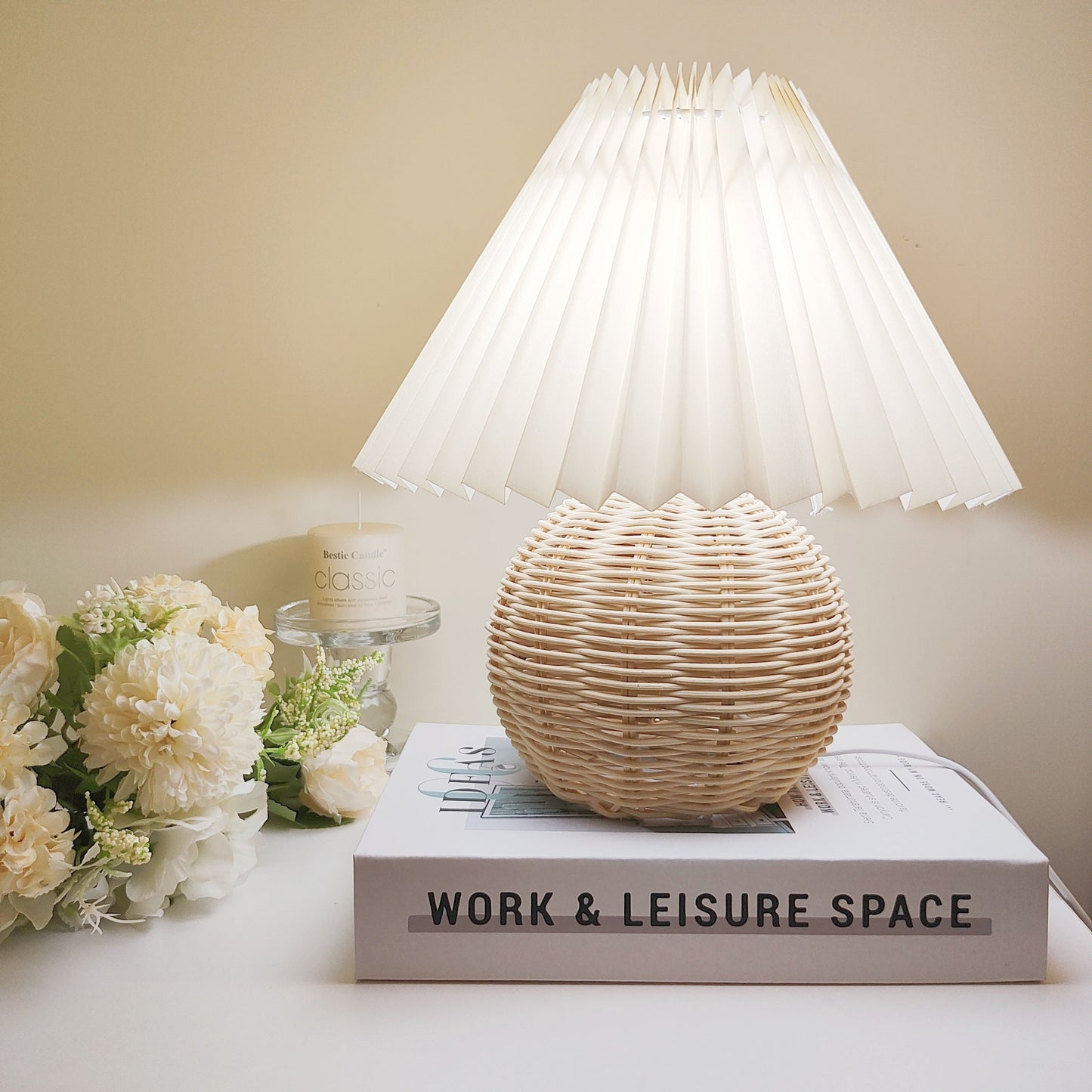Geflochtene Bambus Tischlampe – Stimmungsvolles und Raffiniertes Design