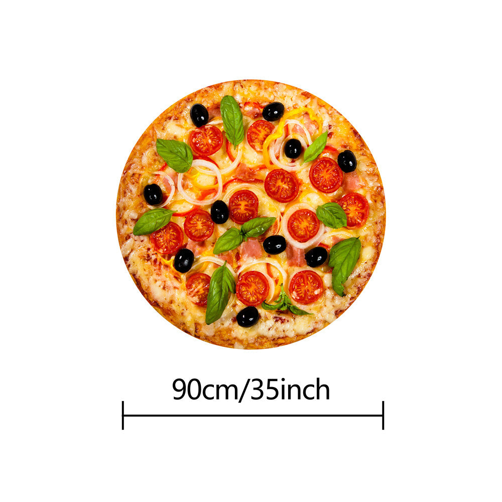 Tortilla Decke - Realistische Pepperoni Pizza Decke, Weiche und Bequeme Flanell Decke, Personalisierte Geschenk