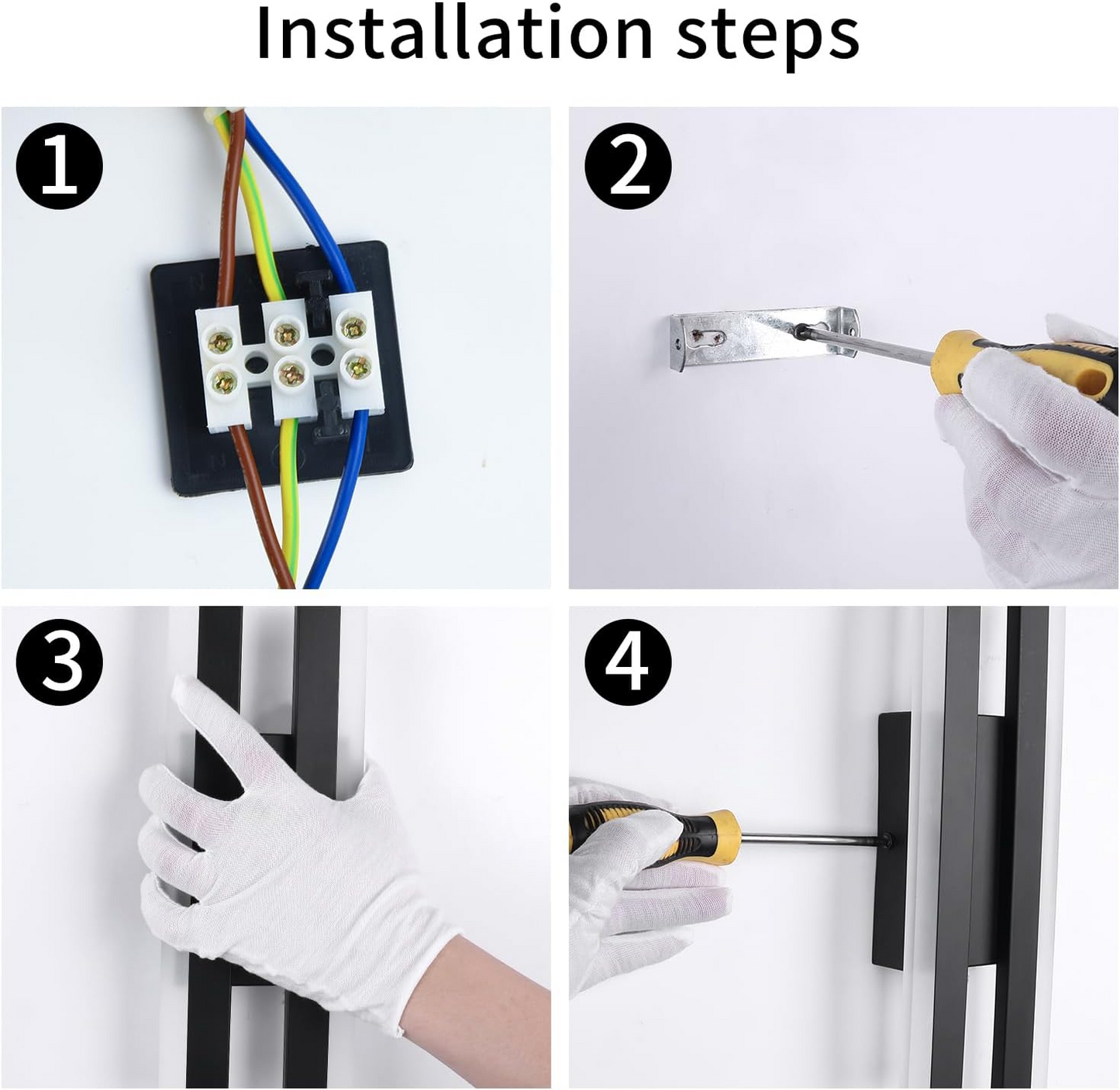 LED Wandlicht Acryl Metall Wandleuchte Beleuchtungskörper