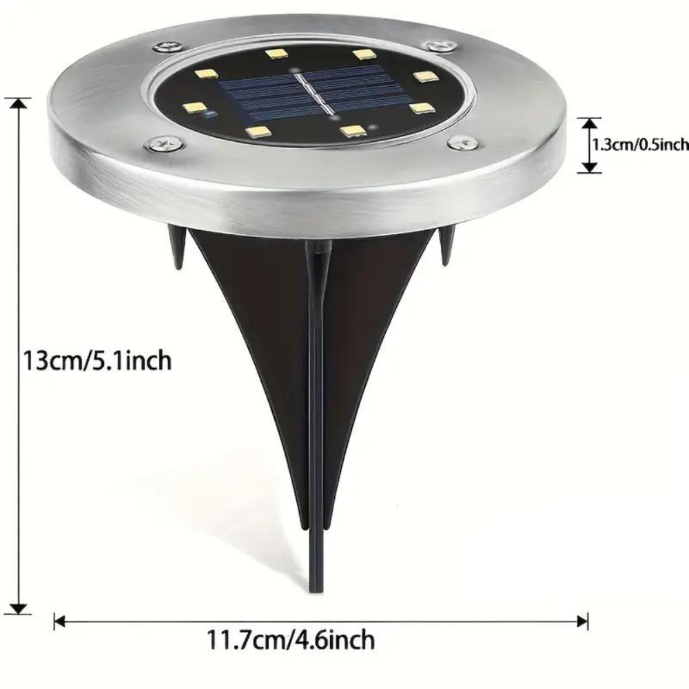 Solar Garten Bodenlicht Set