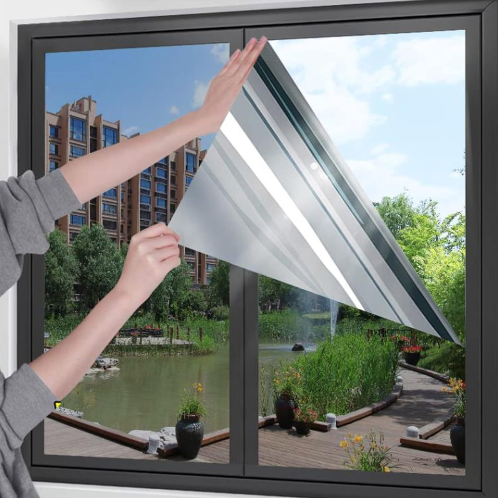 LuxRoyale Reflexions-Einweg-Privatsphäre-Glas-Wärmedämmfolie