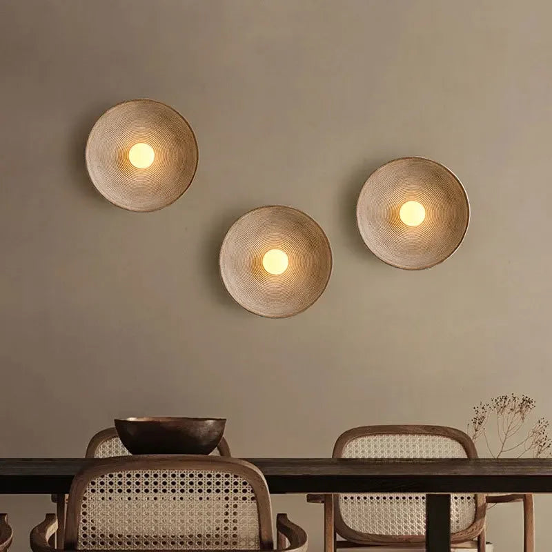 Zen-inspirierte minimalistische Wandleuchte