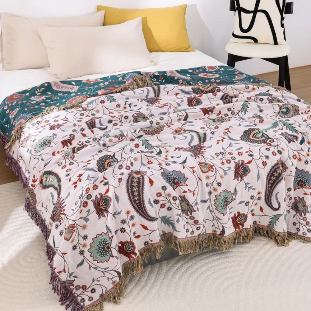 Liora Vintage Wendbare Weiche Decke
