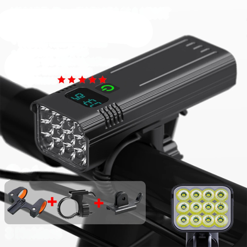 Garduru Power Beam – Ultrahelle Fahrradlampe mit 5000 Lumen & 10000-mAh-Akku