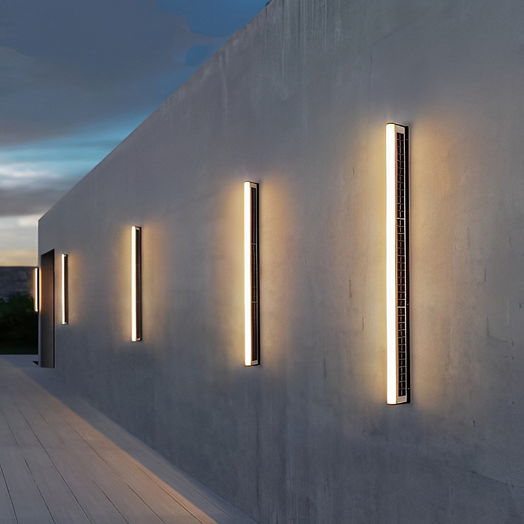 Moderne Solar-LED-Wandleuchte