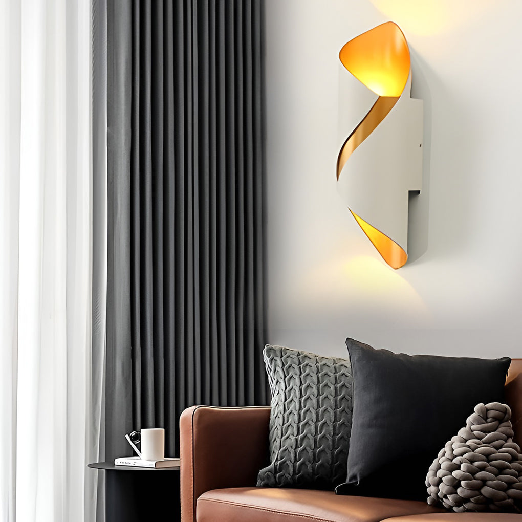 Wandleuchte modern schwarz Aluminium außen Wandleuchte
