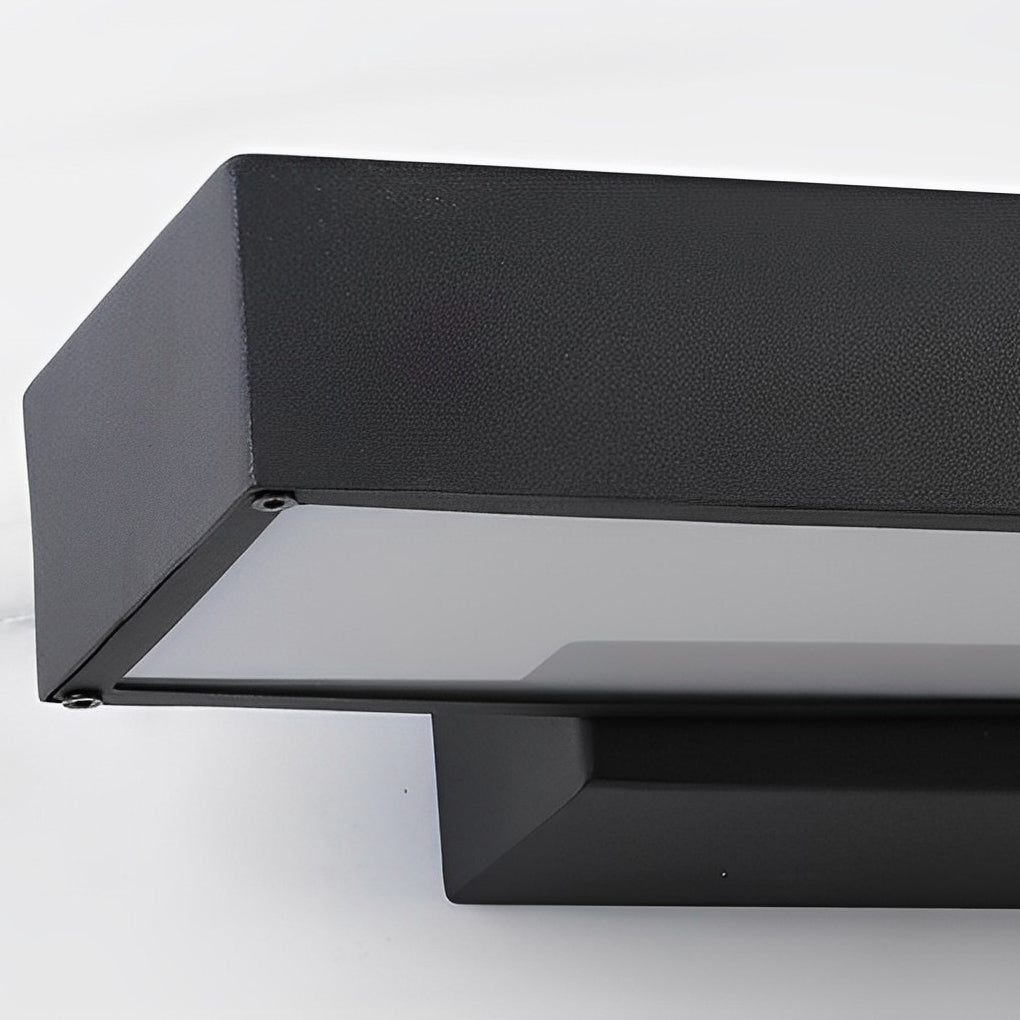 Outdoor Schwarze Edelstahl Wandleuchte