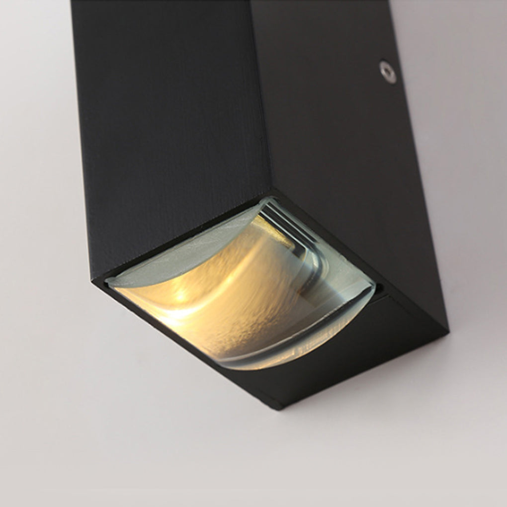 Außen schwarze Aluminium Wandlampe LED Auf Ab
