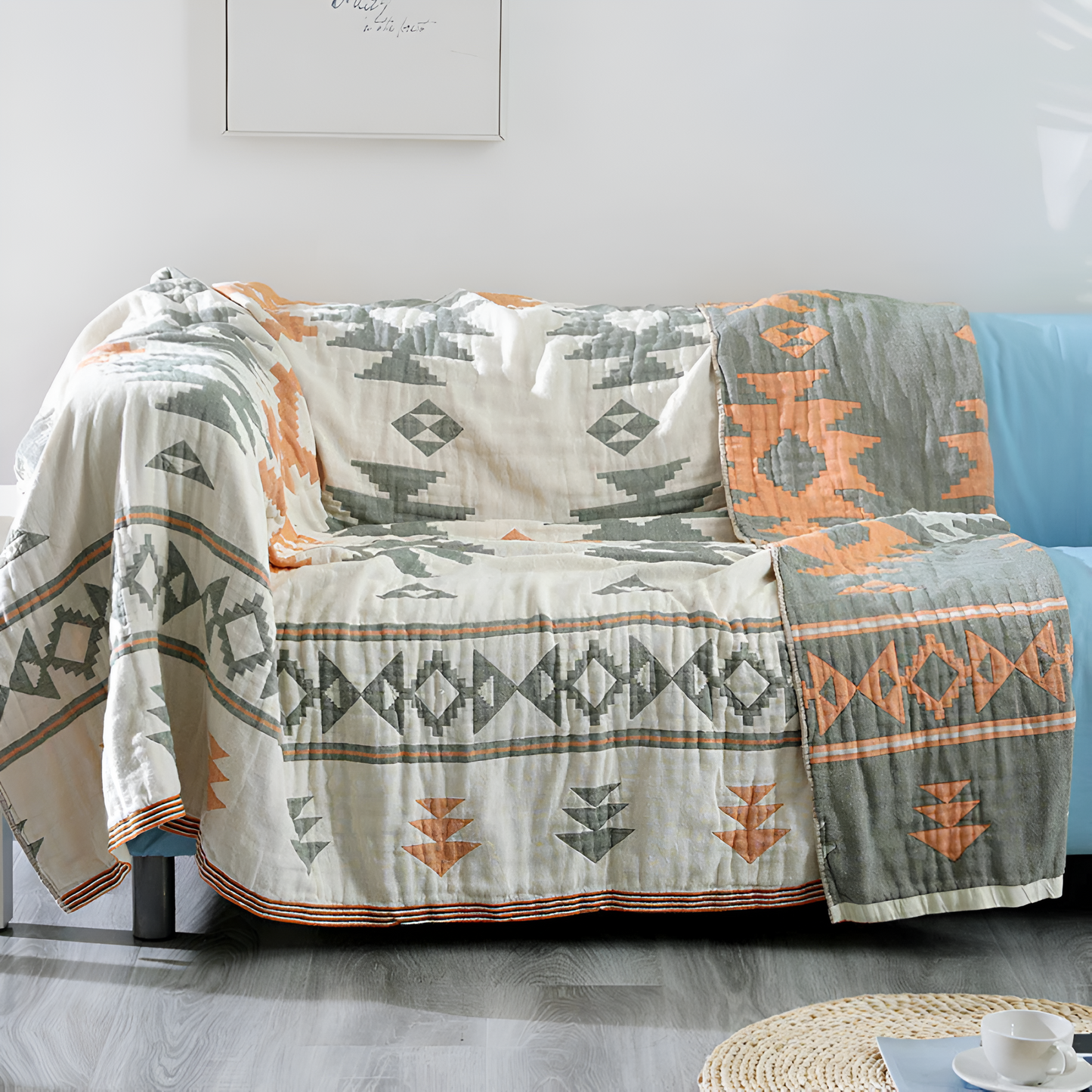 Wendbare geometrische Decke Sofa Überwurf