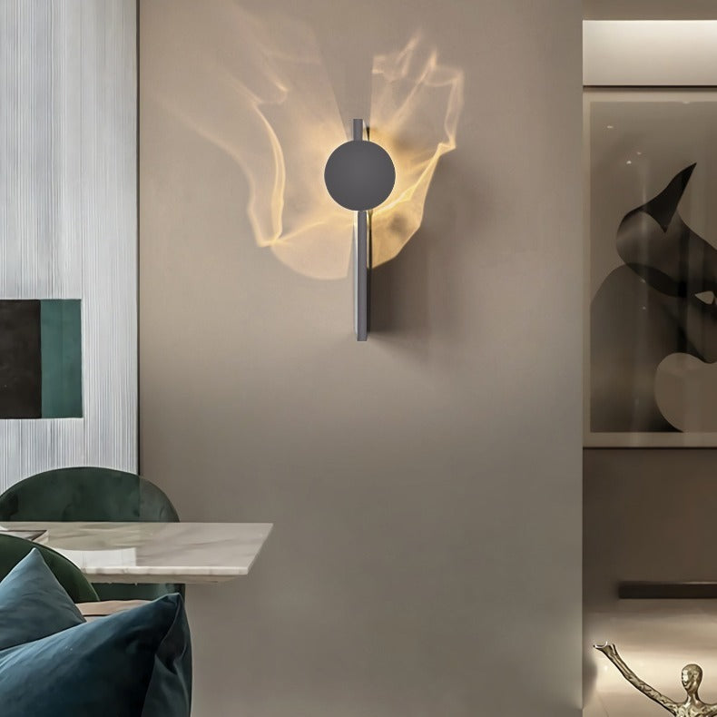 Ripple Radiance Edelstahl Wandleuchte