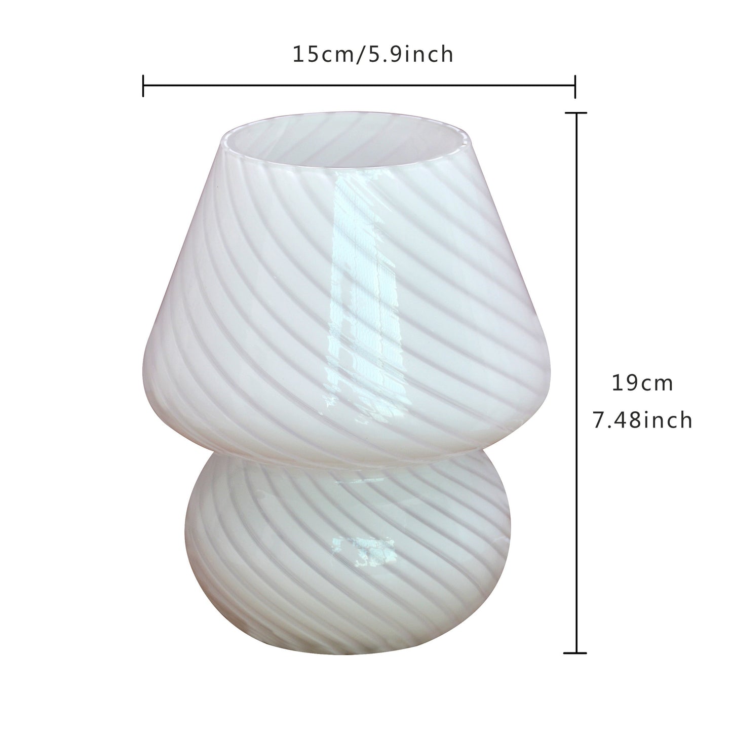 Gestreifte Tischlampe - Stimmungsvolles und Zeitloses Design