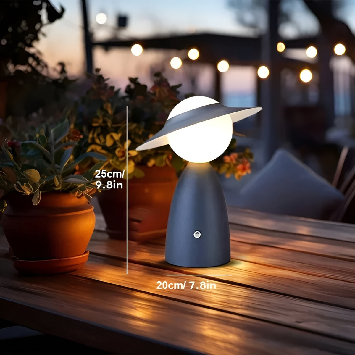 Garduru - Tragbare LED-Tischlampe mit Akku & Touch-Funktion für gemütliche Atmosphäre